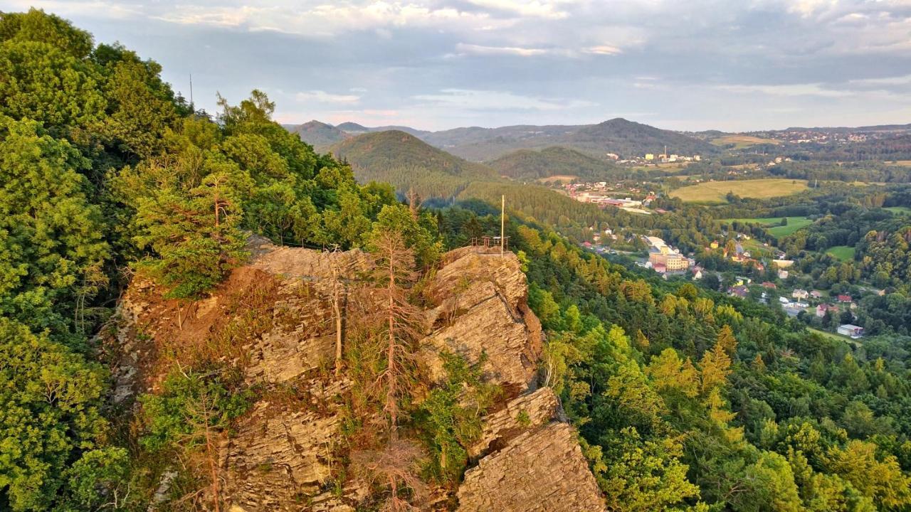 Apartmány Borůvka Česká Kamenice Esterno foto